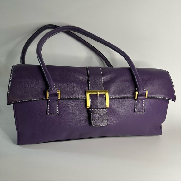 Paradox Leather Purple Bag - Picture 1 of 15